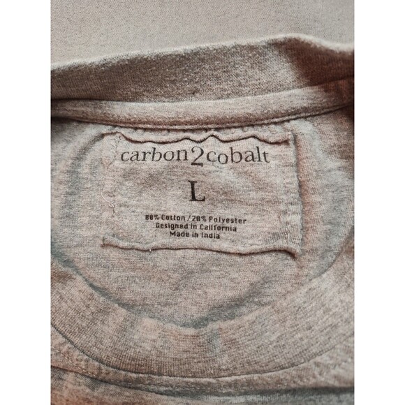 Men's Carbon 2 Cobalt Long Sleeve Crewneck Ski Patrol T-shirt XL Gray - Picture 5 of 5